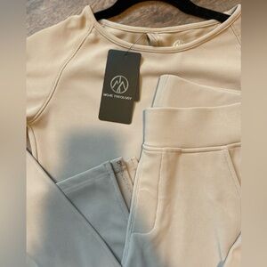 Beige Track Pants & Joggers